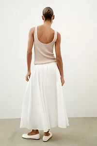 LACE RIBBED TOP
