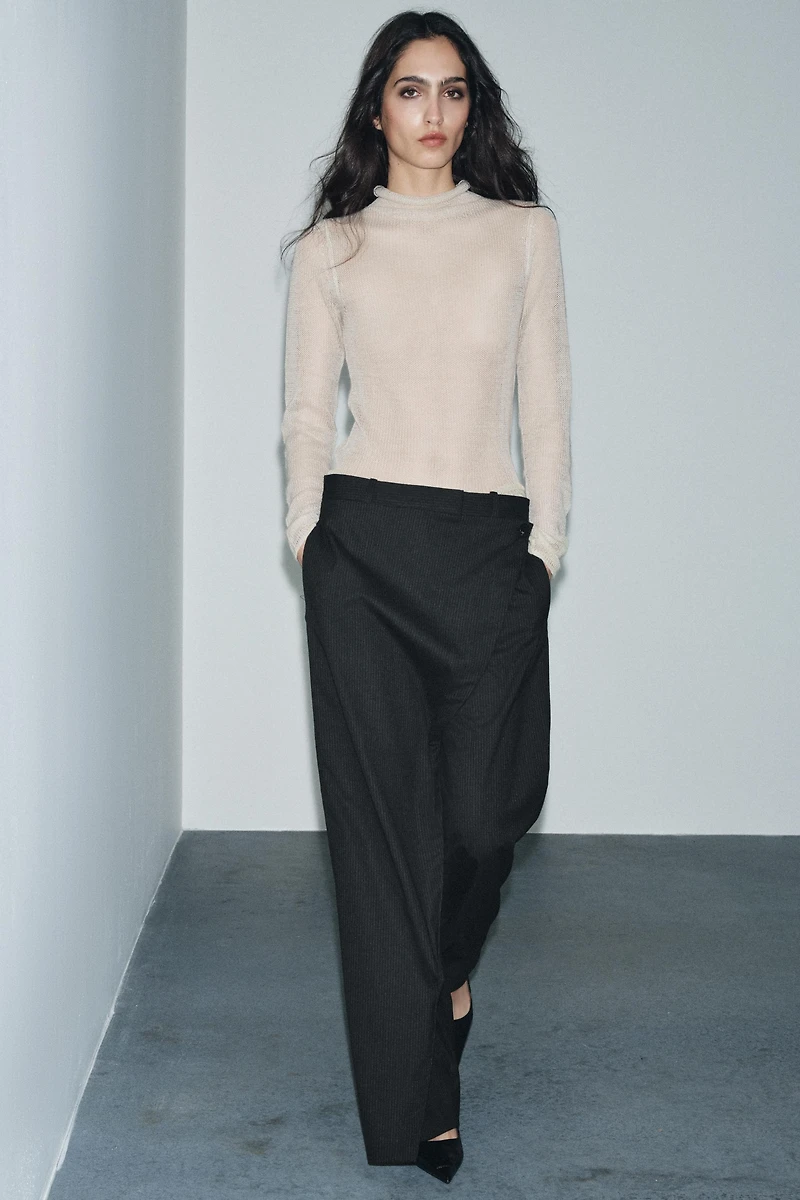 ZW COLLECTION PINSTRIPE PAREO PANTS