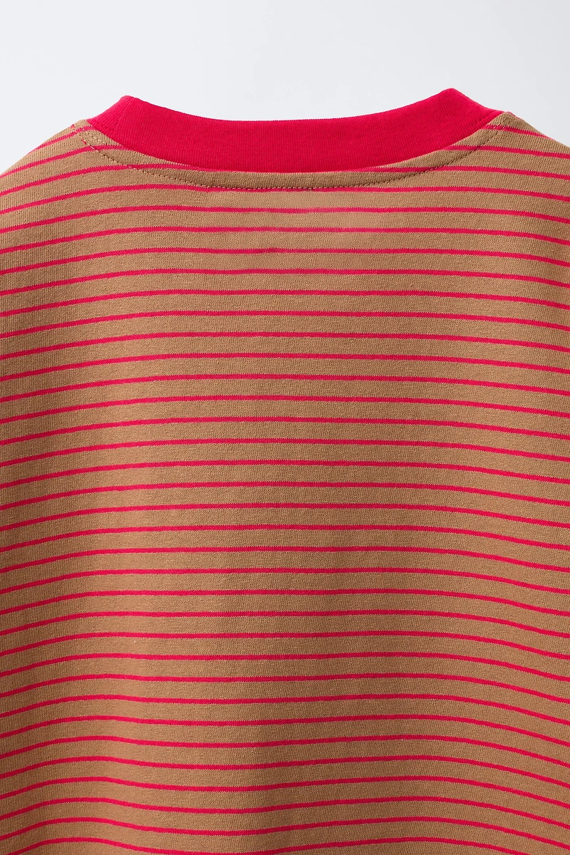 T-SHIRT IMPRIMÉ RAYURES PUKAS SURF