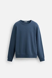 BASIC CREW NECK SWEATSHIRT