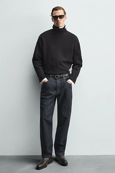 CROCODILE EMBOSSED LEATHER BOOTS