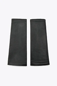 100% LEATHER FINGERLESS GLOVES
