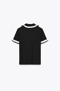 JEWELED POLO SHIRT