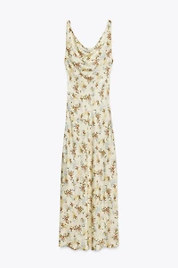 ZW COLLECTION PRINTED SATIN DRESS