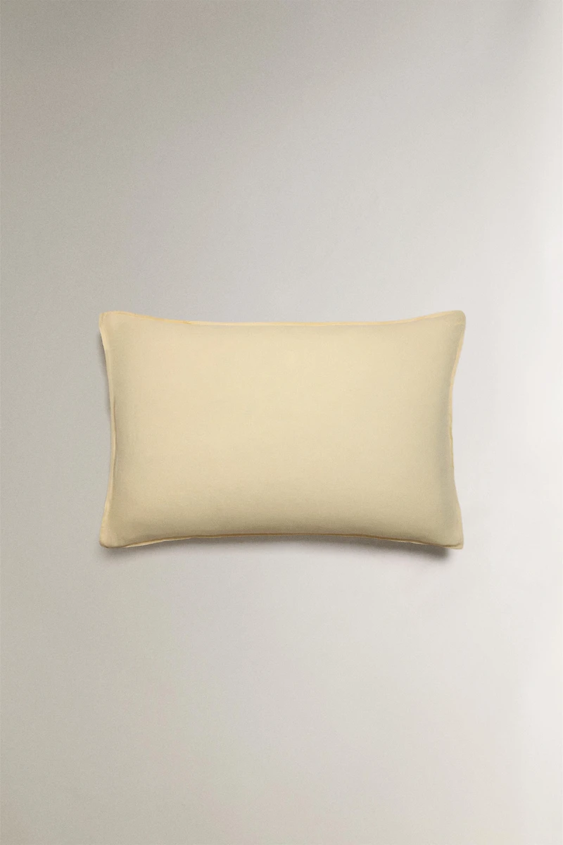 TAIE D’OREILLER LIN DÉLAVÉ (140 G/M²)