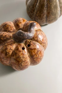 PUMPKIN SALT AND PEPPER SHAKER SET