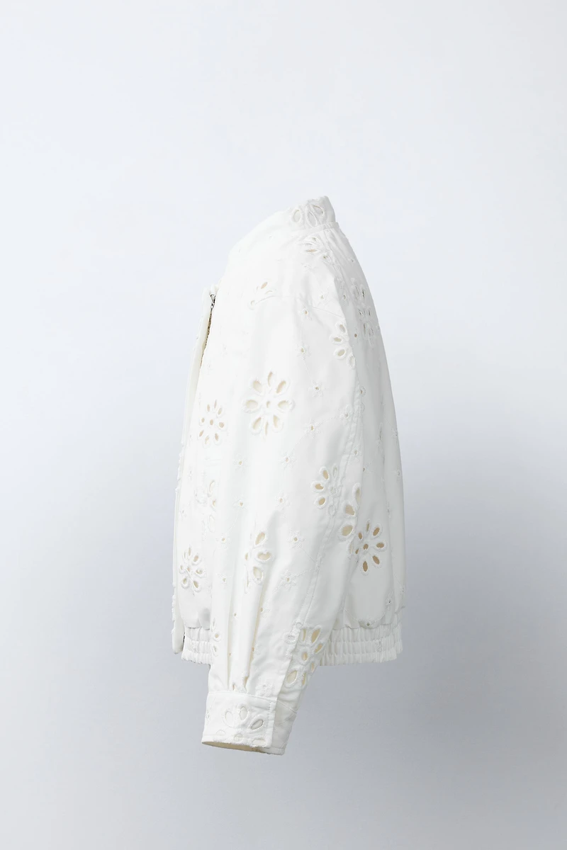 BLOUSON BRODERIE SUISSE