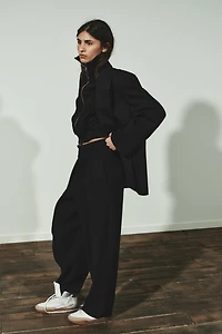 PANTALON BALLOON À PLIS