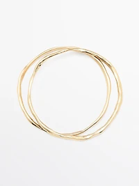 Set of irregular bracelets