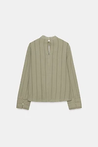 LACE TRIM ROMANTIC SHIRT