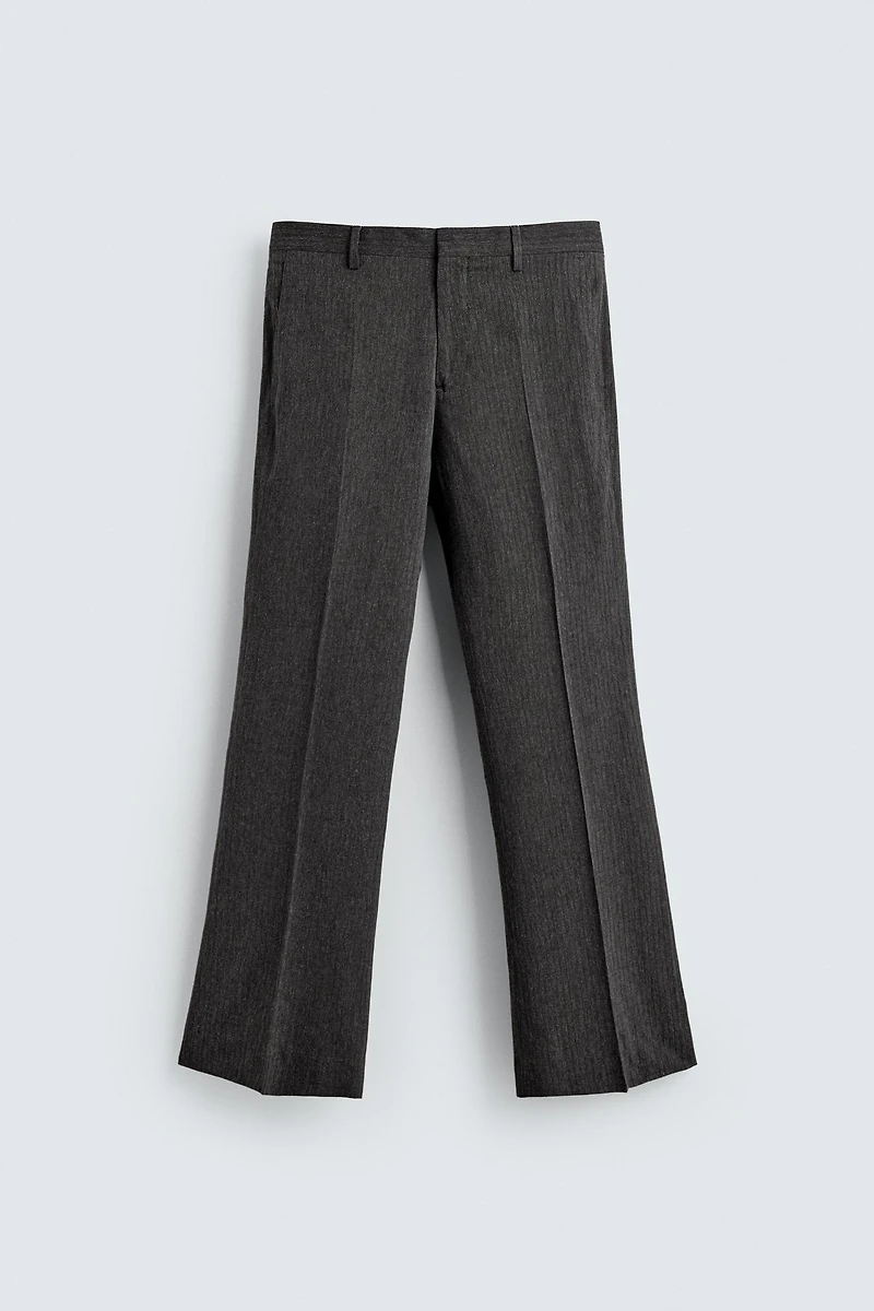 PINSTRIPE SUIT PANTS
