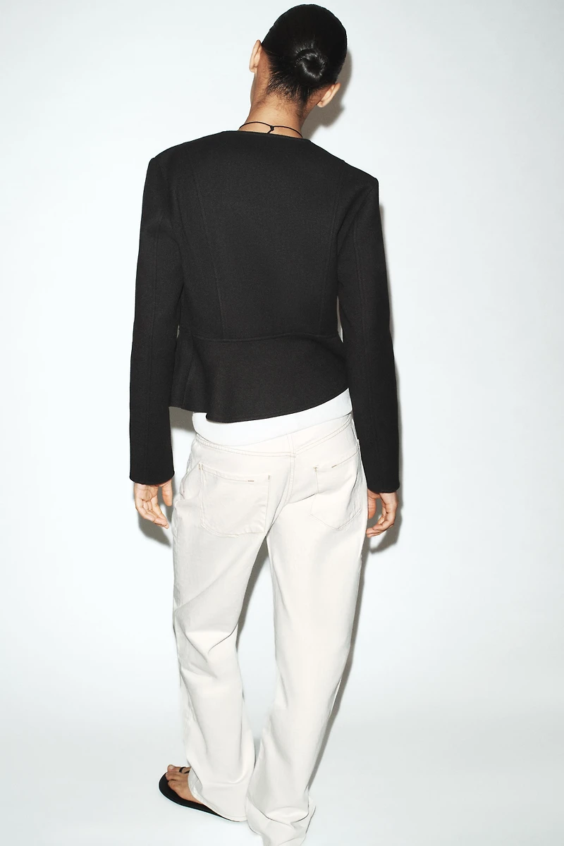 SOFT PEPLUM JACKET