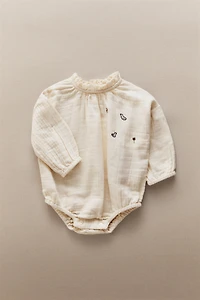 COTTON MUSLIN BABY ROMPER