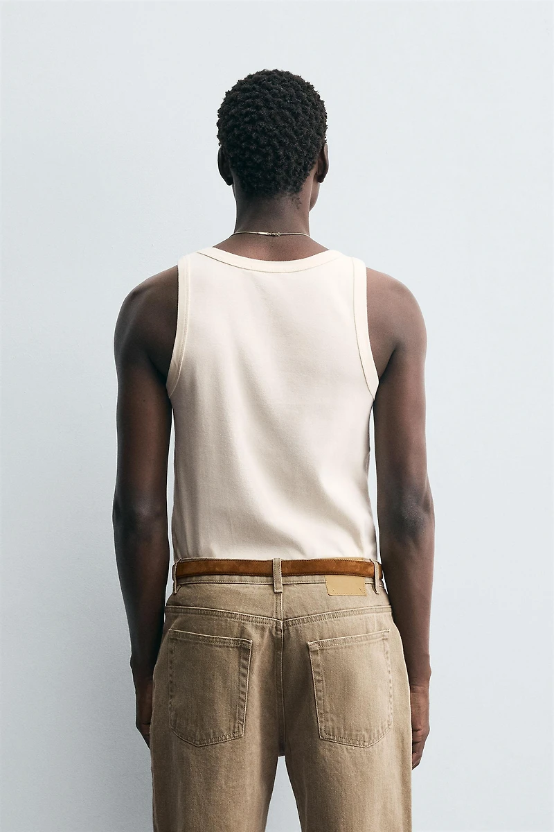 RIBBED TANK TOP