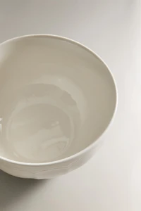 PORCELAIN BOWL WITH RAISED DESIGN