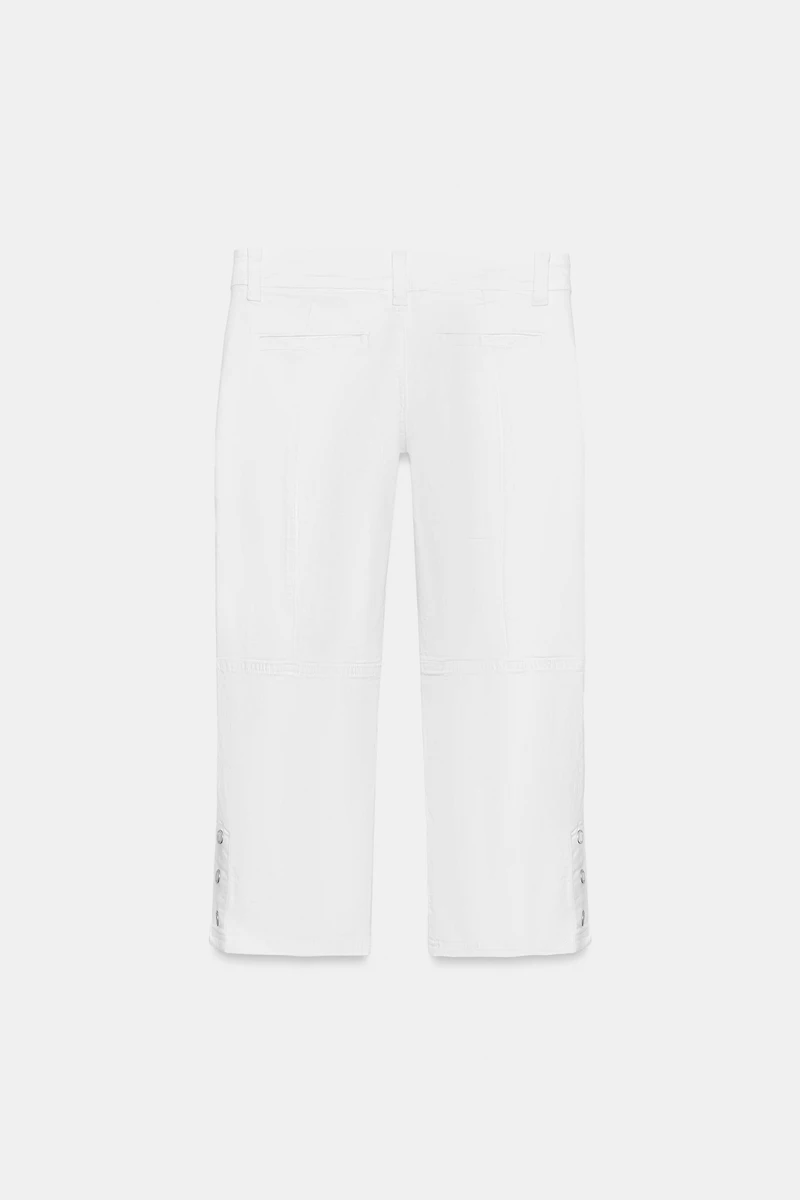 ZW COLLECTION MID-RISE CAPRI JEANS