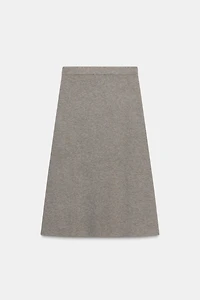KNIT MIDI SKIRT