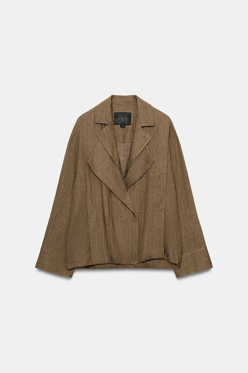 BLOUSON BOMBER LIN POCHE ZW COLLECTION