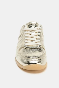 METALLIC EFFECT SNEAKERS