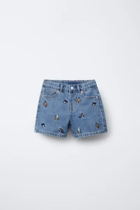MICKEY MOUSE AND FRIENDS © DISNEY DENIM BERMUDA SHORTS