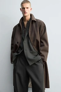 LONG WOOL BLEND TRENCH COAT LIMITED EDITION
