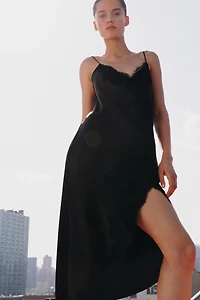 ZW COLLECTION SATIN LACE DRESS