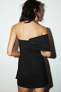 STRAPLESS MINI DRESS
