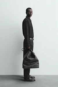 SUEDE LEATHER OVERSHIRT