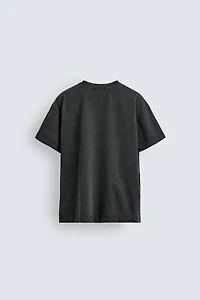T-SHIRT COUPE BOXY LAVÉ