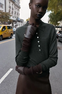 MITAINES MATIÈRE SYNTHÈTIQUE COMBINÉES