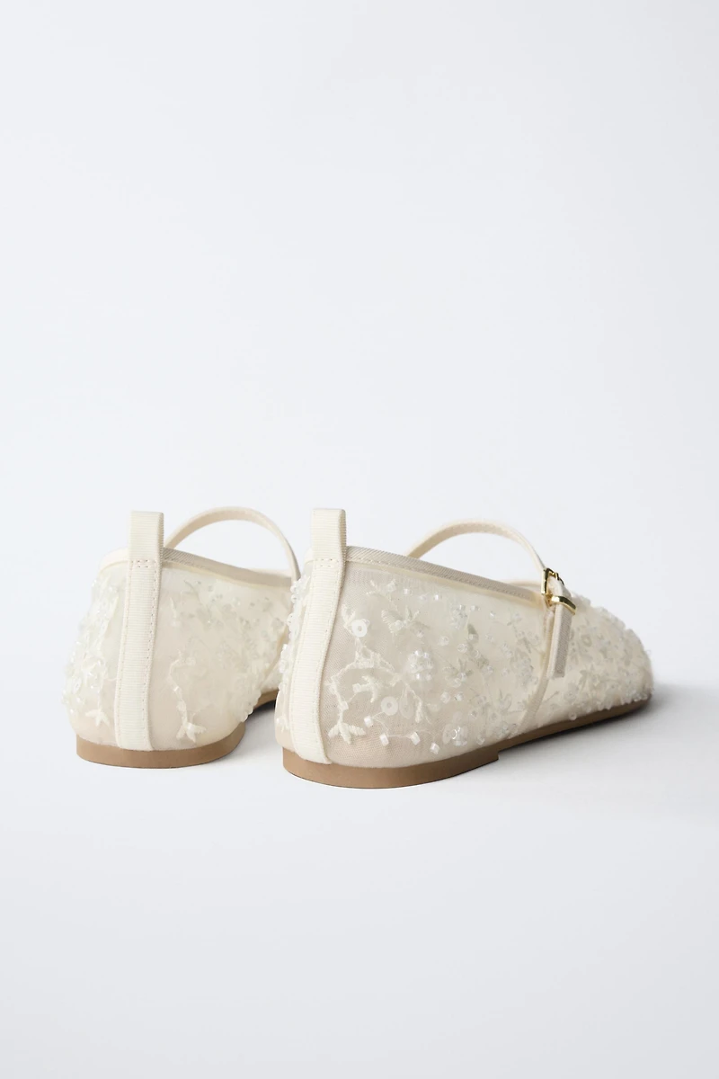 PEARL BALLET FLATS