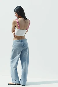 GINGHAM CORSET TOP