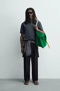WASHED PIQUÉ POLO SHIRT AARON LEVINE X ZARA