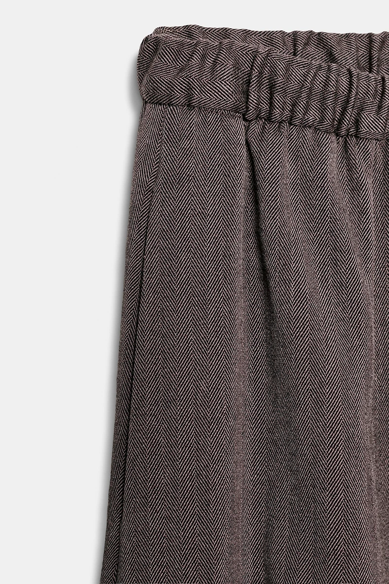 PANTALON À JAMBES LARGES COLLECTION ZW
