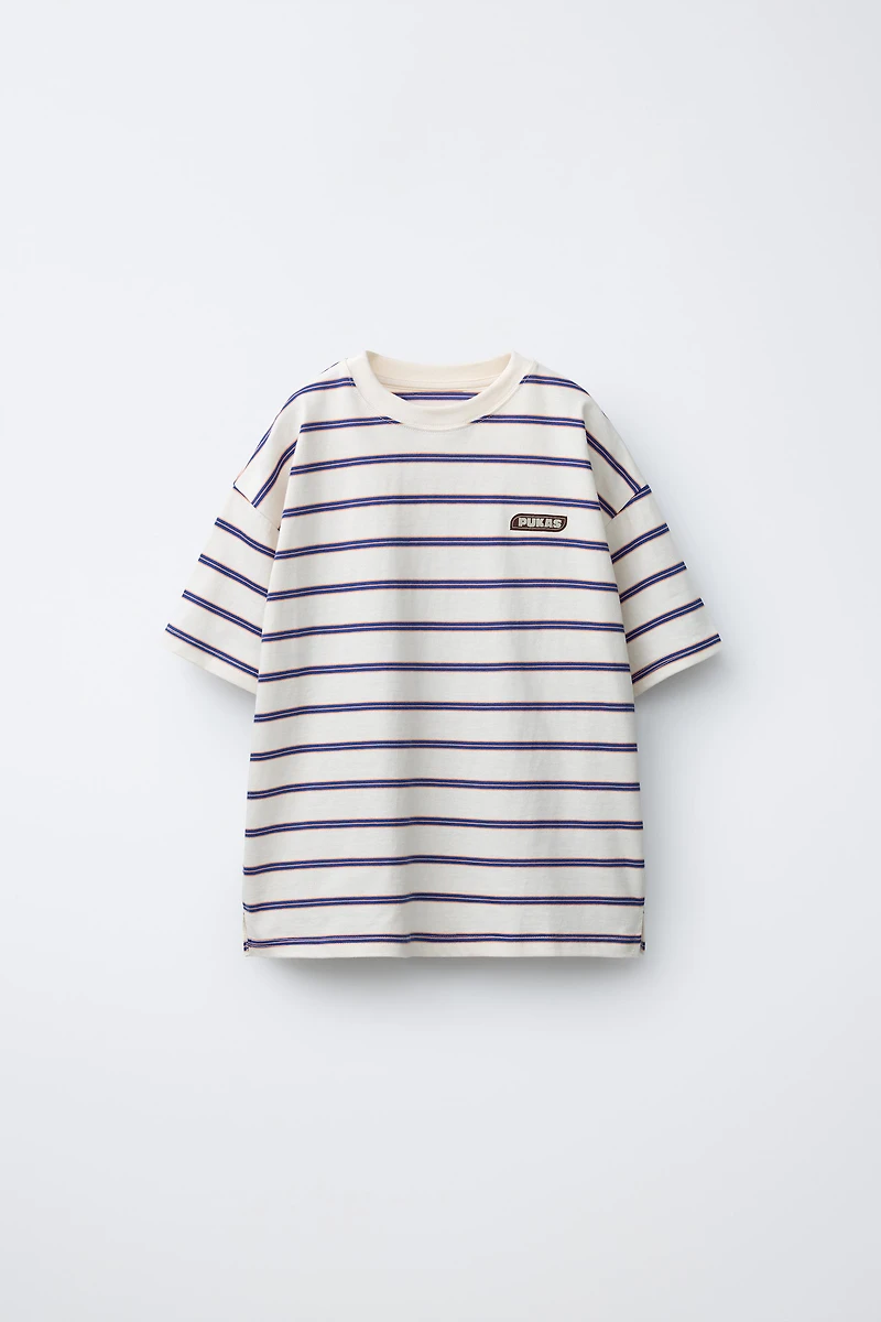 T-SHIRT RAYURES PUKAS SURF