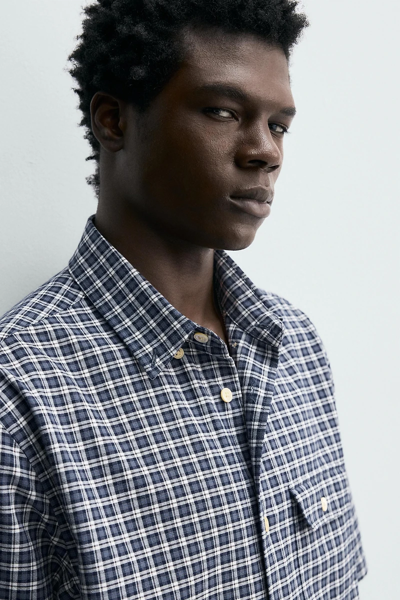 PLAID POCKET SHIRT