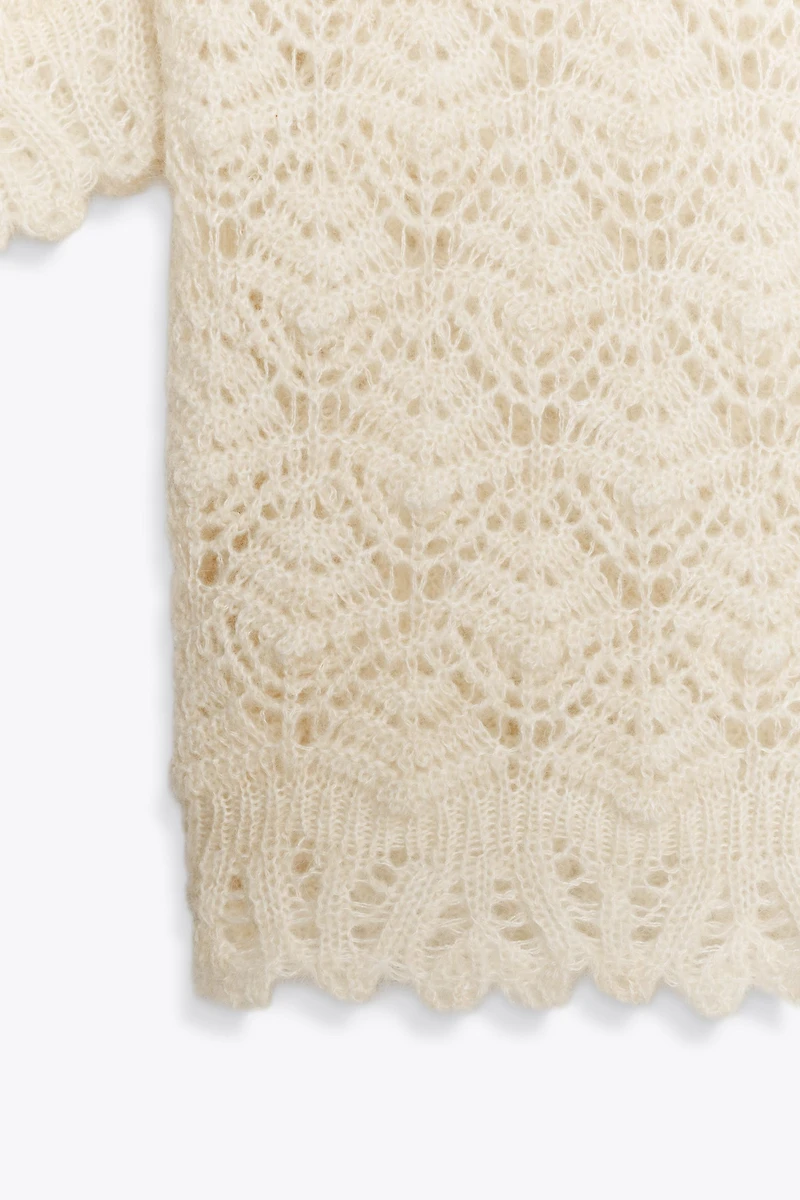 ROMANTIC RIB KNIT SWEATER
