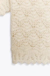 ROMANTIC RIB KNIT SWEATER