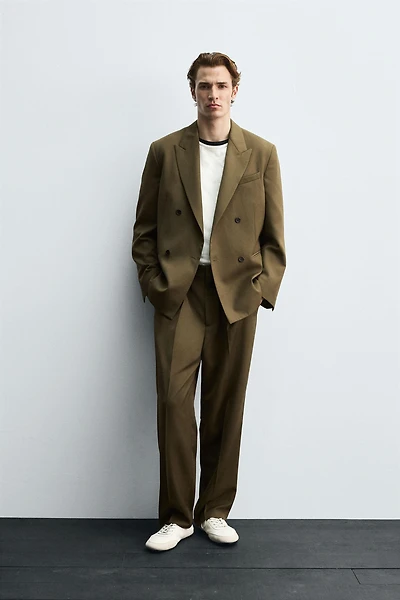 LIMITED EDITION PLEATED SUIT PANTS