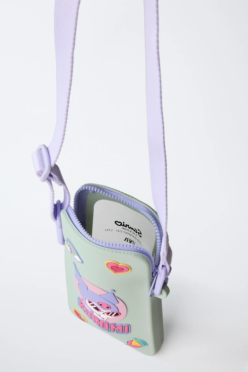 HOUSSE POUR TÉLÉPHONE PORTABLE EFFET GOMME KUROMI © SANRIO