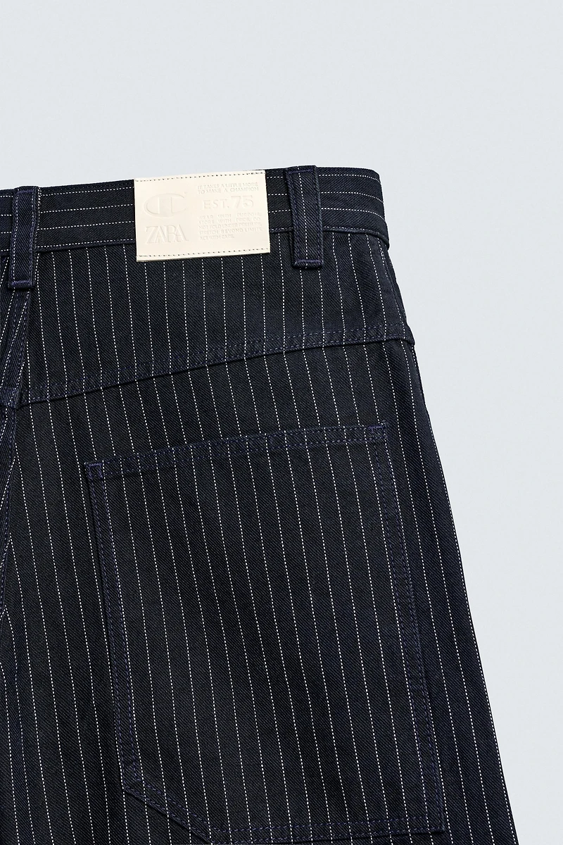 SHORT COUPE AMPLE RAYURES CHAMPION ® X ZARA