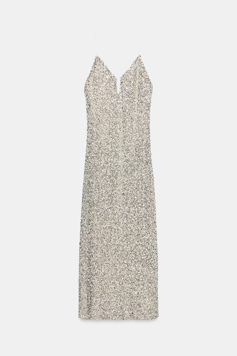 ZW COLLECTION SEQUIN MIDI DRESS