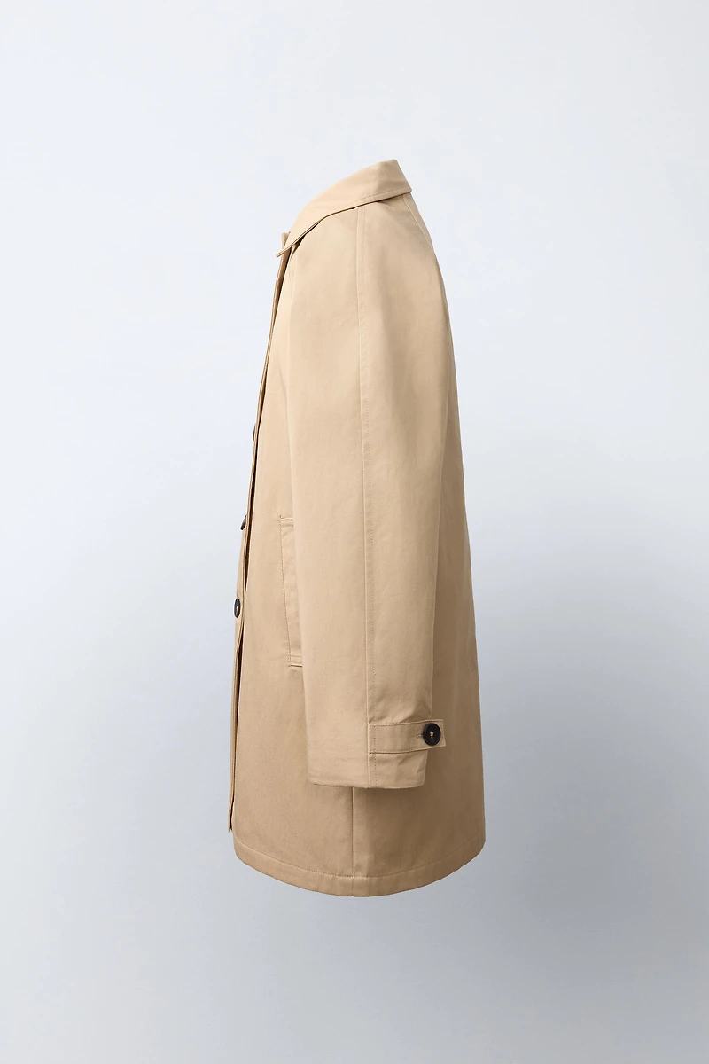 QUILTED LINING TRENCH COAT