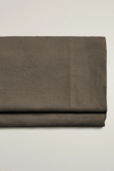 WASHED LINEN FLAT SHEET