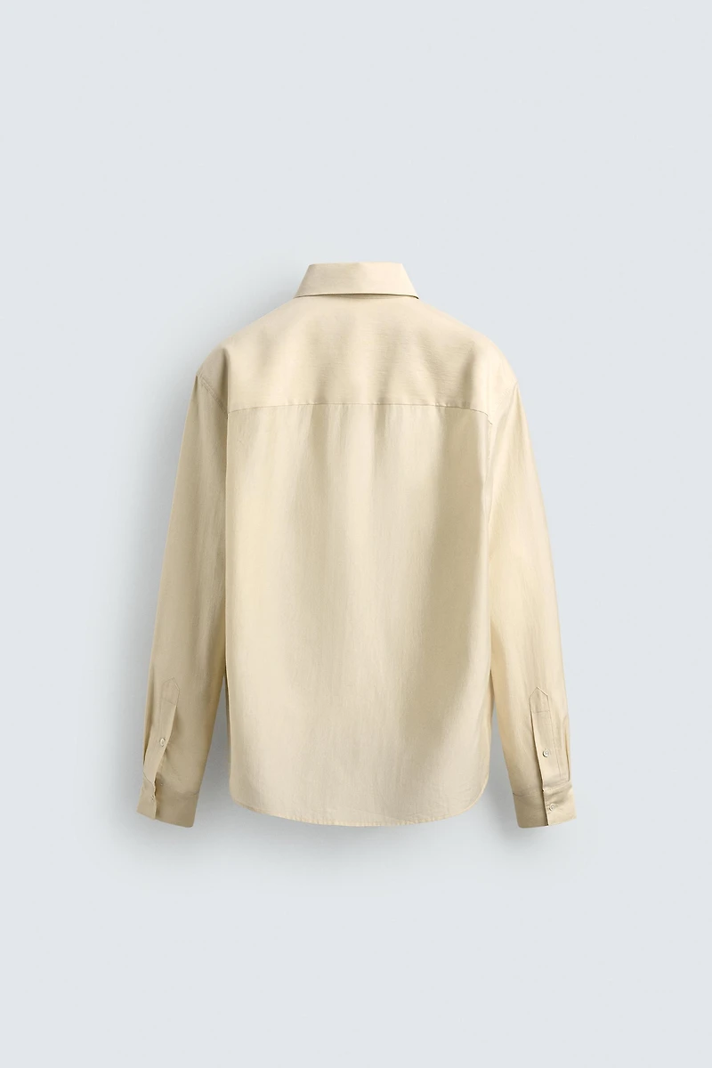 FLOWY POCKET SHIRT