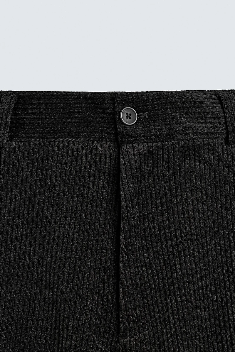 WIDE FIT CORDUROY PANTS