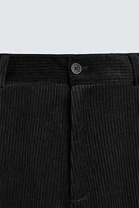 WIDE FIT CORDUROY PANTS