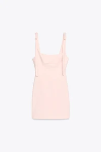 SHORT TIE-STRAP DRESS