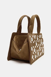 STUDDED HANDBAG
