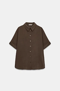 FLOWY SHORT SLEEVE SHIRT